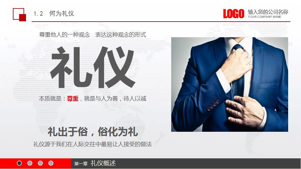 企业员工礼仪培训ppt模板