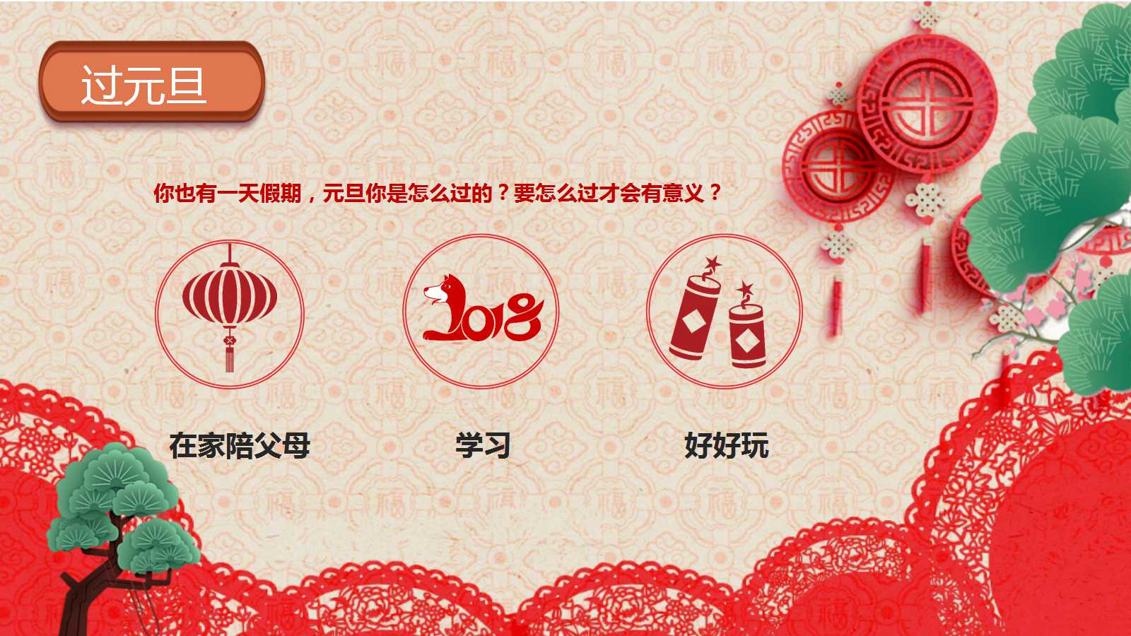 关于新年的ppt模板