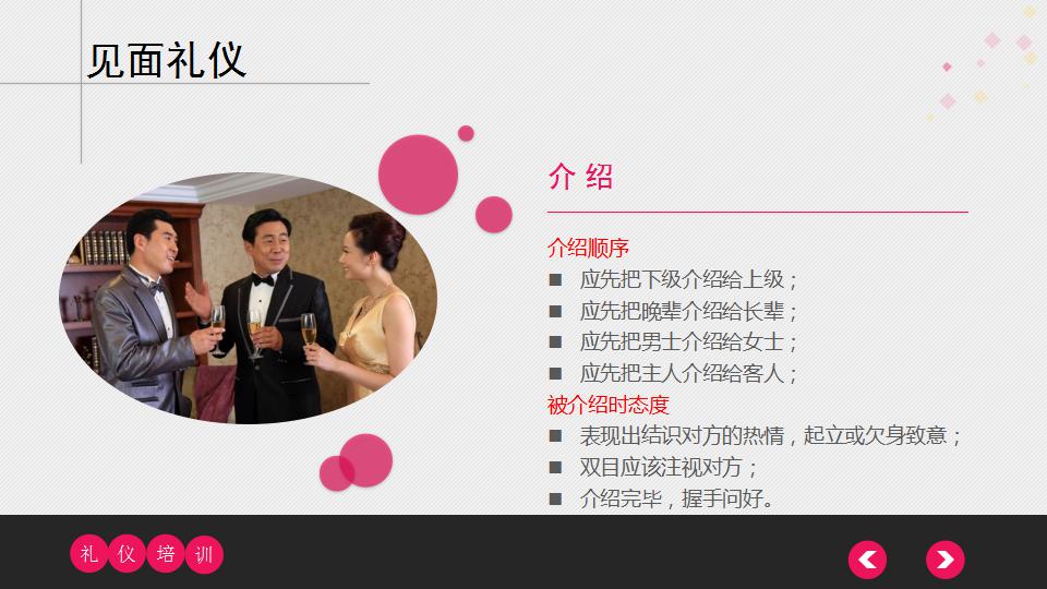 酒店礼仪培训ppt模板