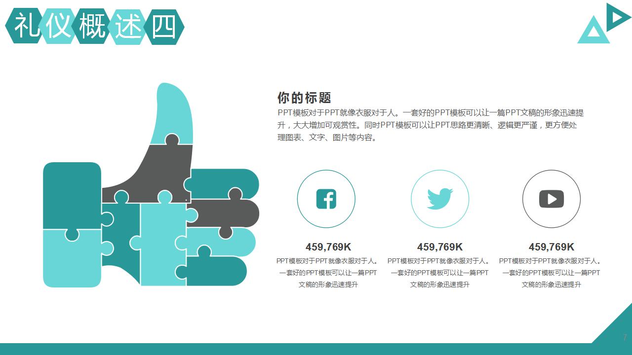 礼仪培训方案ppt模板