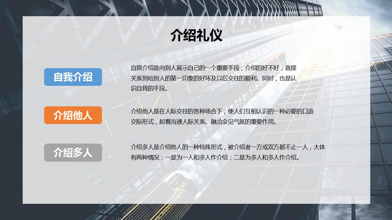 服务礼仪培训ppt模板