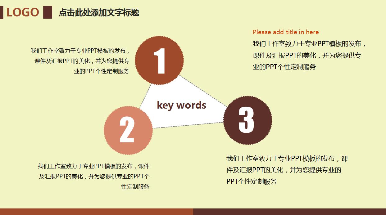 欧美风创意部门工作总结ppt模板