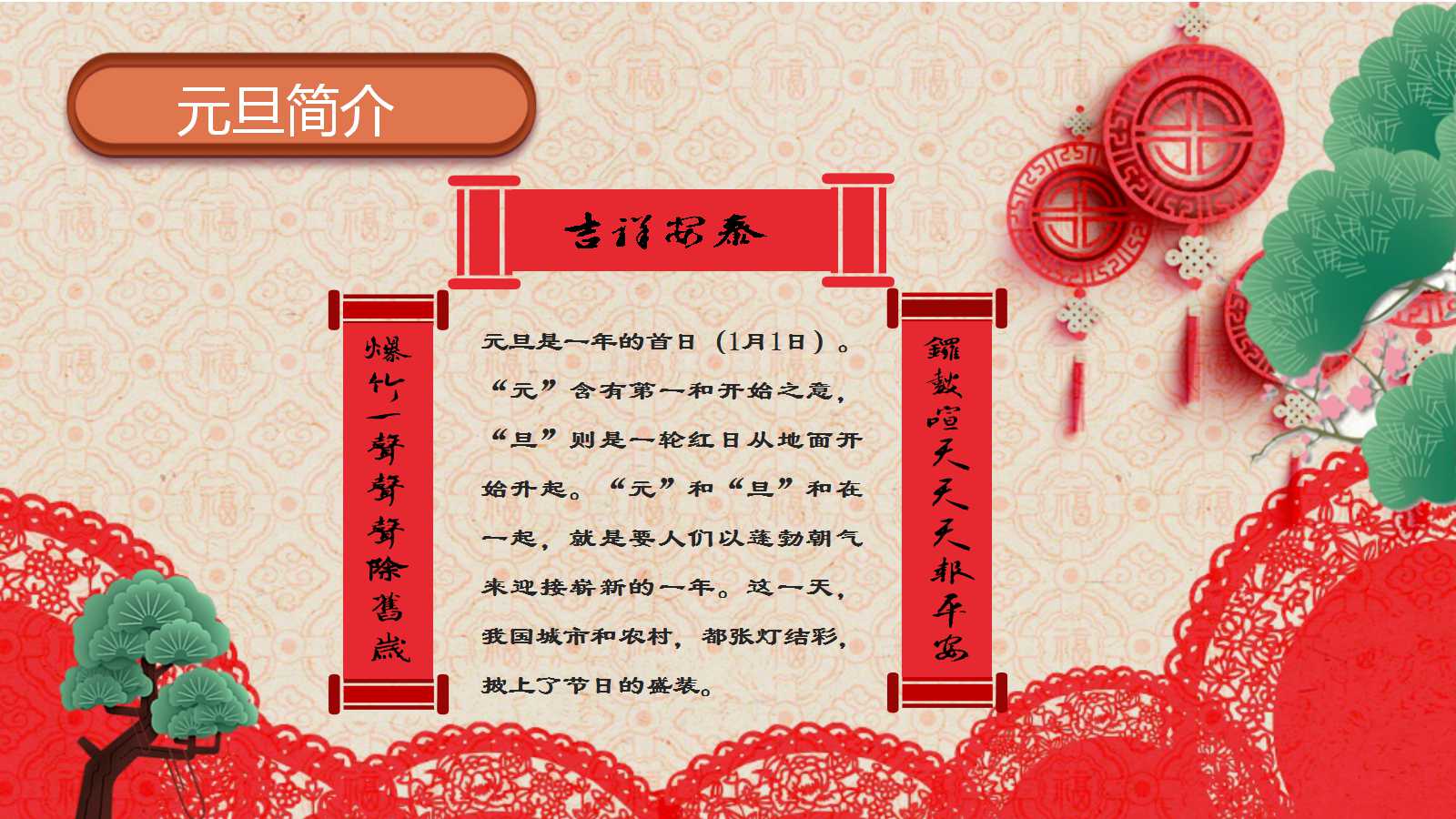 关于新年的ppt模板