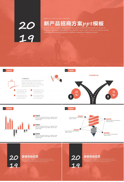 新产品招商方案ppt模板