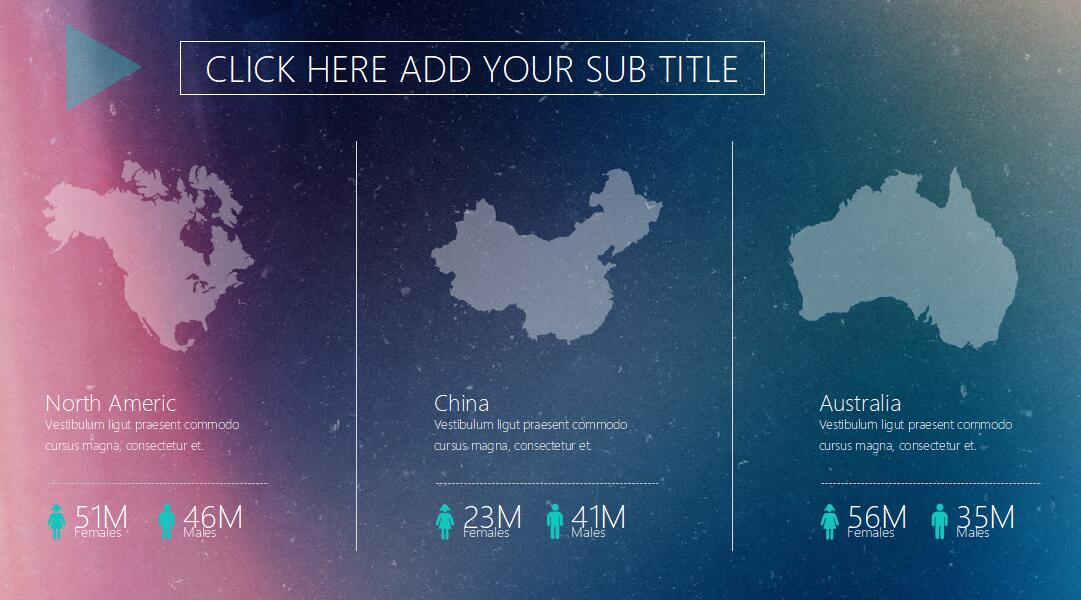 ios风格时尚工作年度总结ppt模板