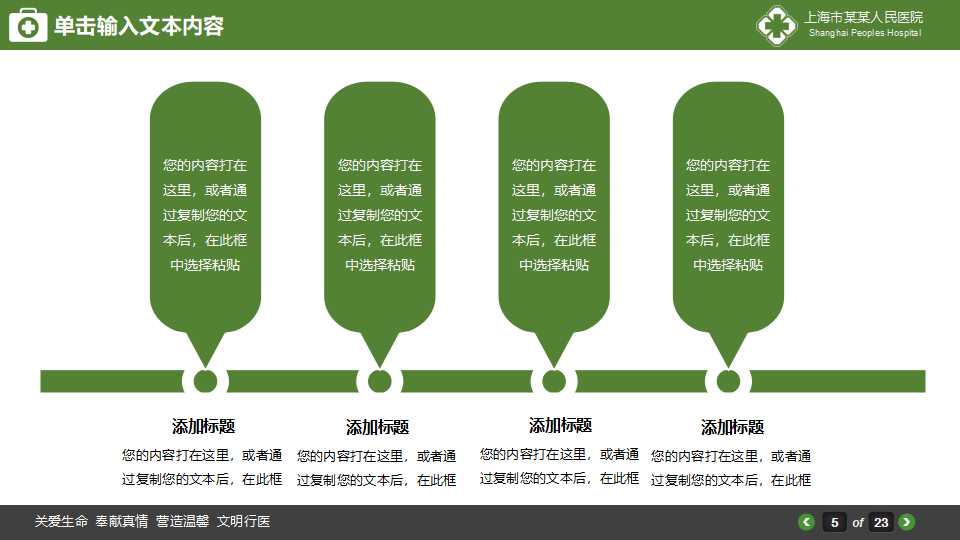护士年终工作总结ppt模板