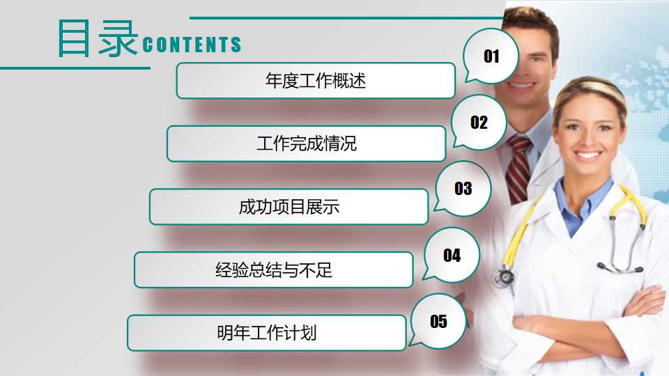 口腔科医师工作总结ppt