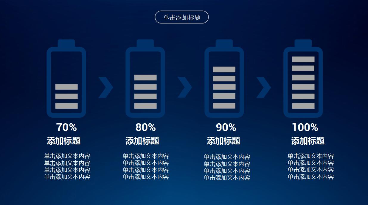 简约科技风学生会部门工作总结ppt模板