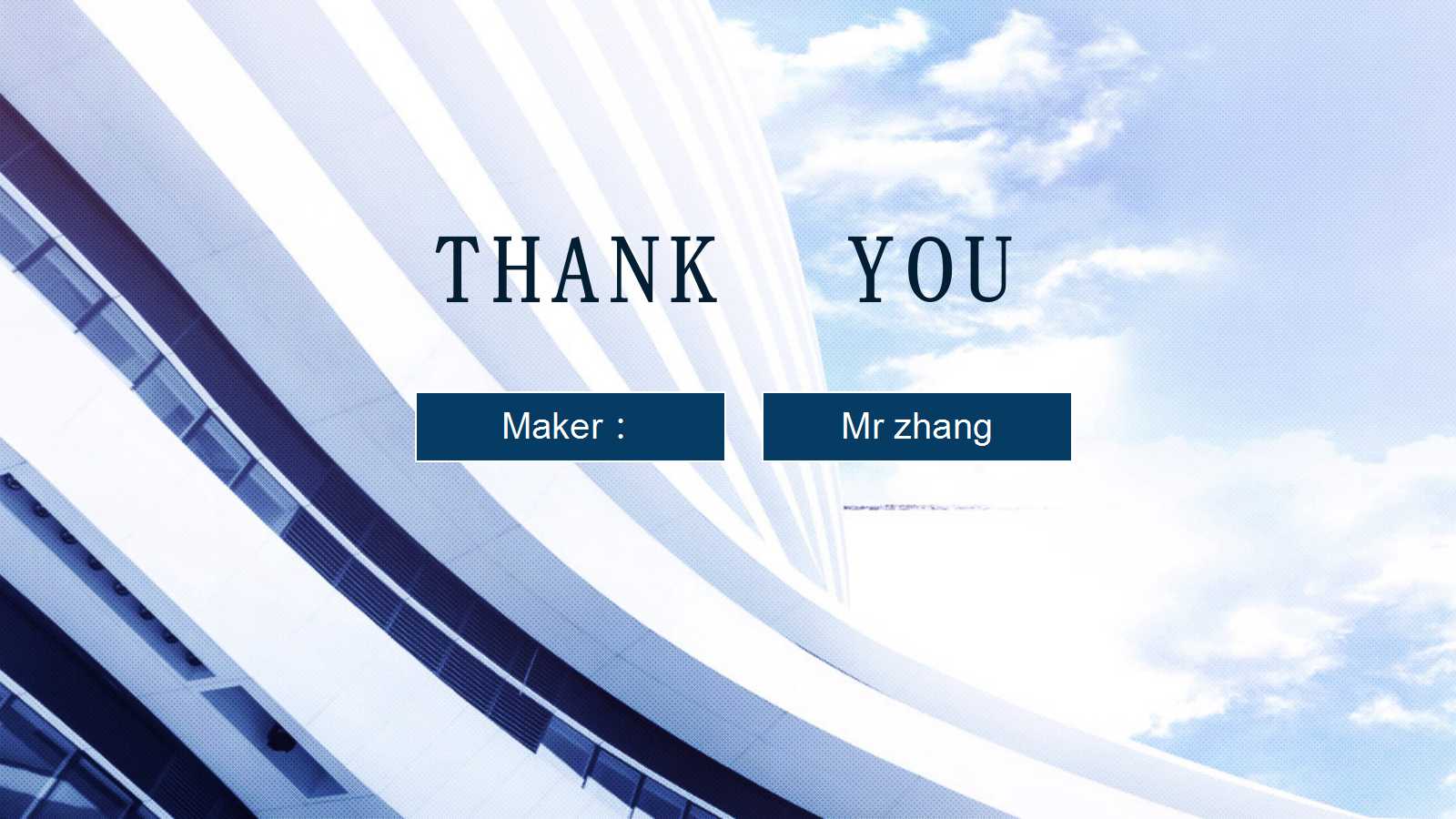 蓝色背景简约商务模板下载