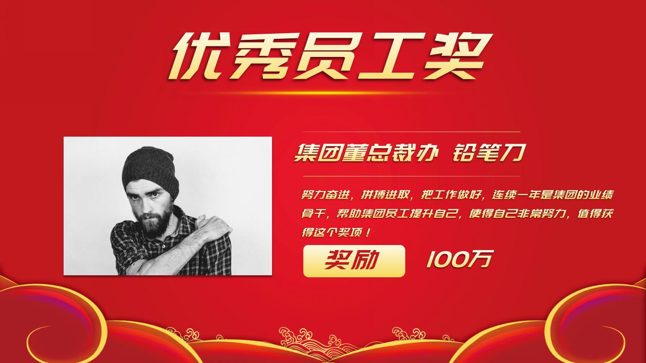 狗年年会颁奖ppt