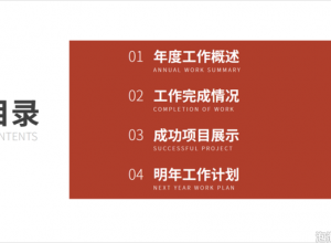 ppt目录怎么设计更美观