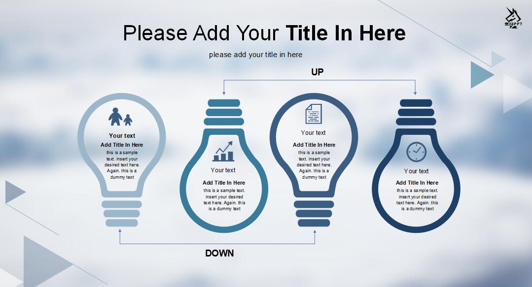 白色极简季度汇报ppt模板