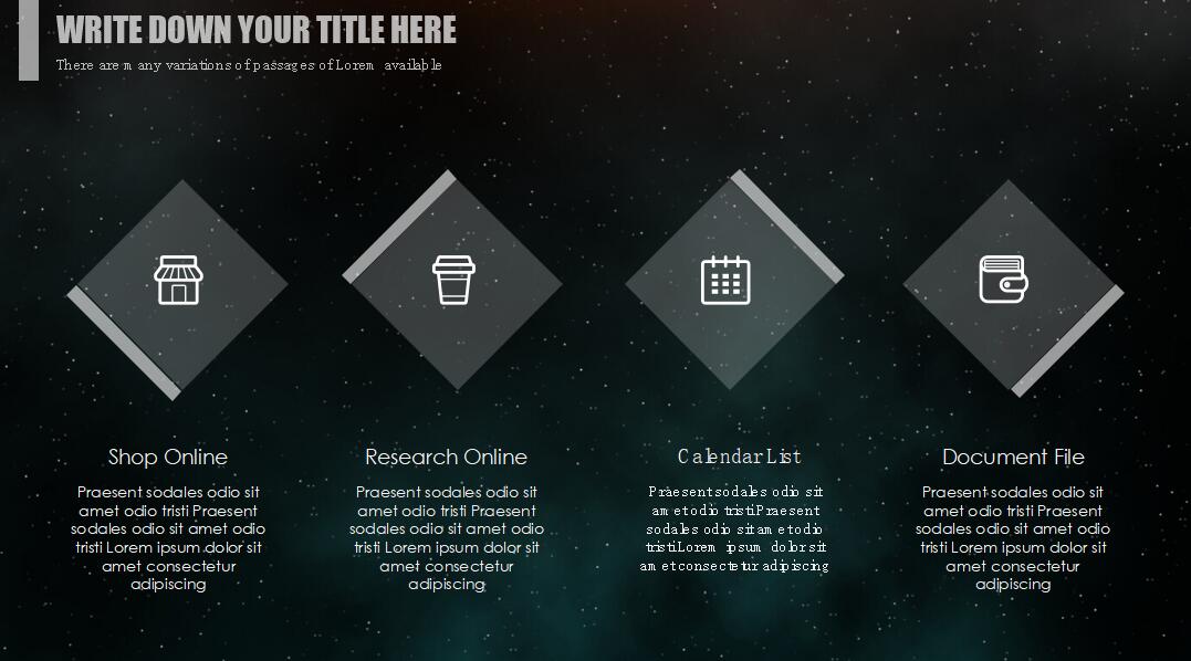 精美ios风格个人年终汇报ppt模板