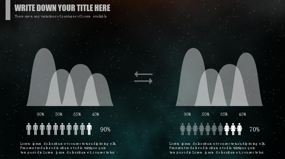 精美ios风格个人年终汇报ppt模板