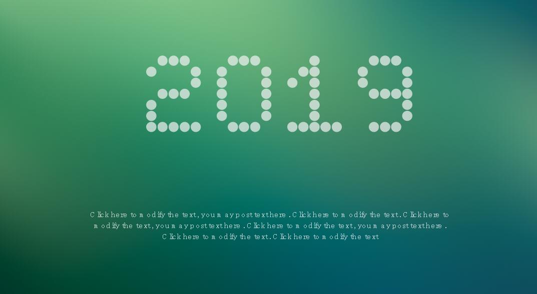 绿色ios风格项目实施汇报ppt模板