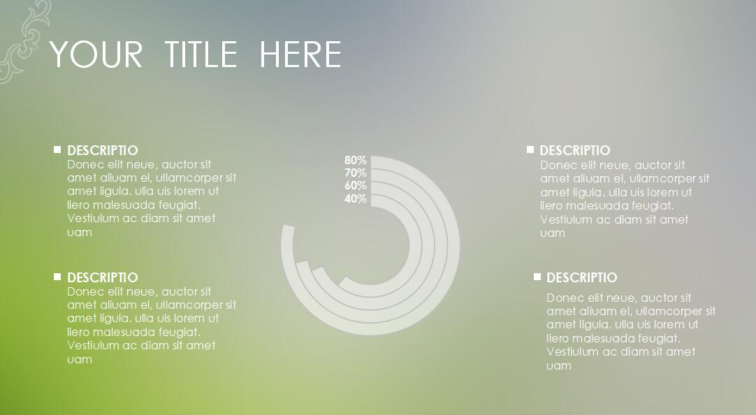 简约ios风格食品销售汇报ppt模板
