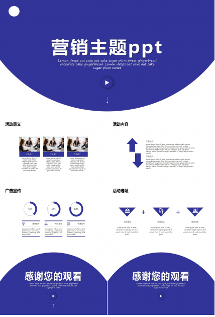 营销主题ppt模板