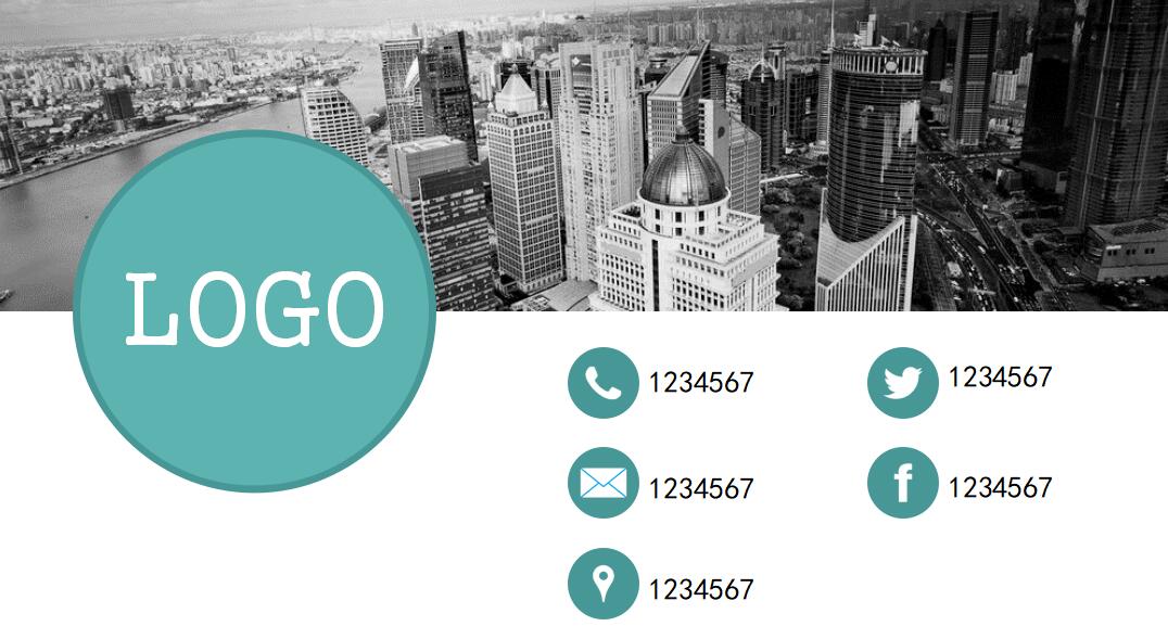 白色商务销售汇报工作ppt模板