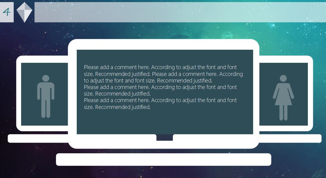 清新简约商务销售总结ppt模板