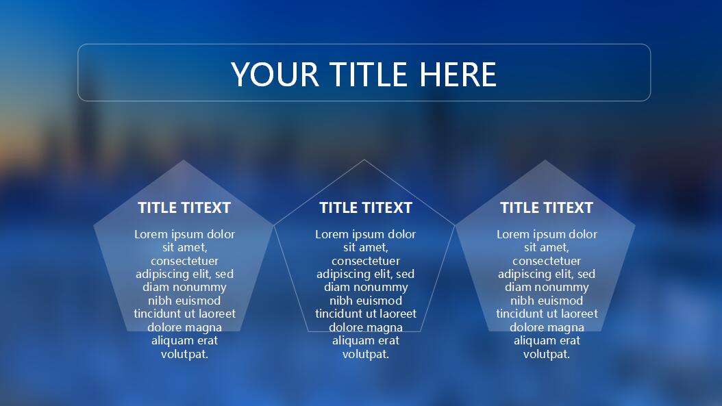 商务小清新商业报告ppt模板