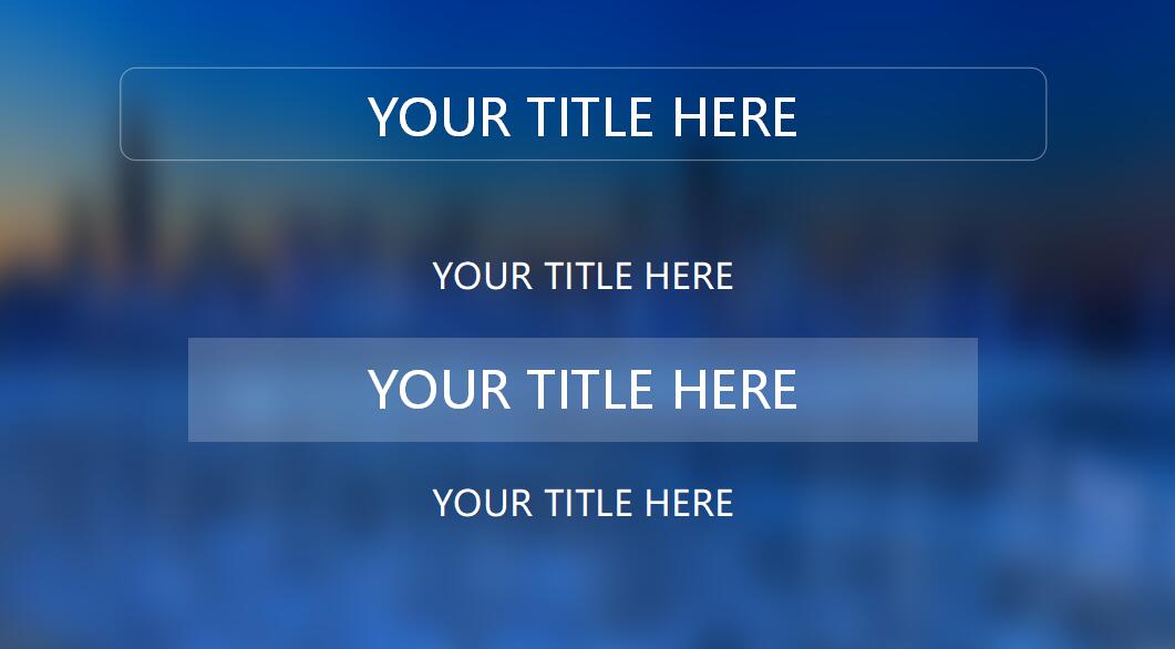 商务小清新商业报告ppt模板