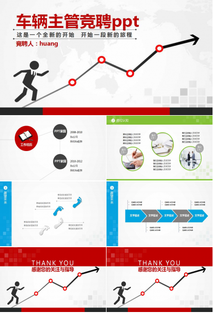 车辆主管竞聘ppt模板