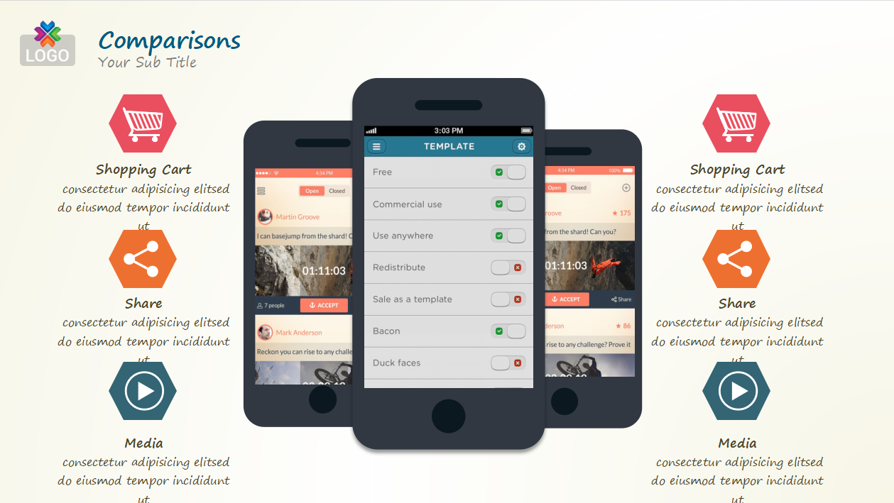 互联网产品介绍ppt模板