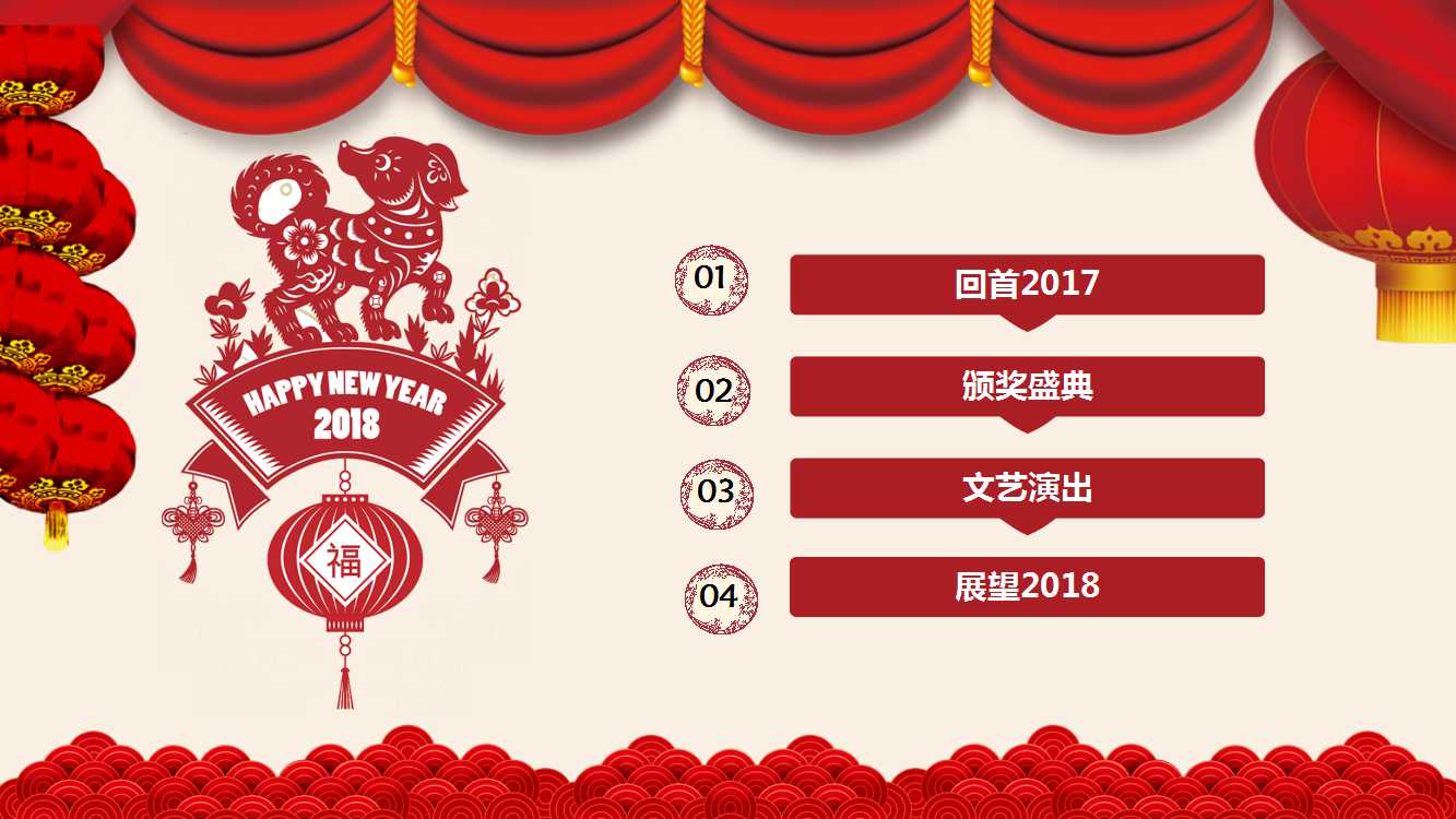 2018年会方案ppt模板