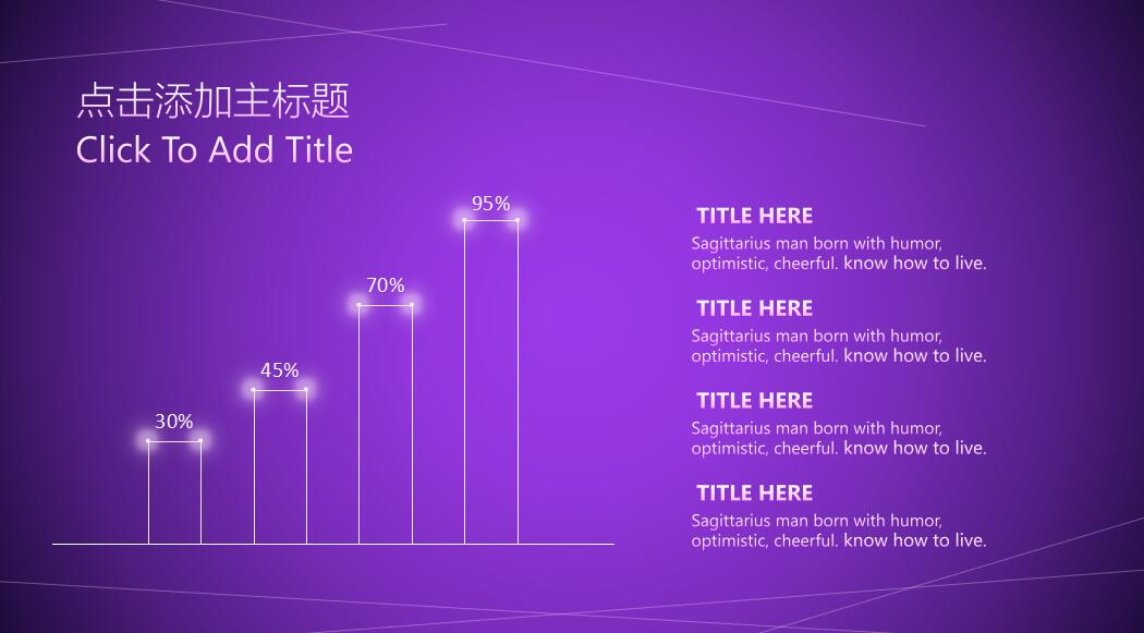 紫色科技行业商务汇报ppt模板