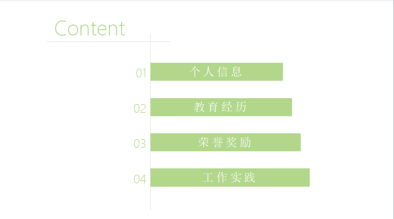 简单个人简历ppt模板