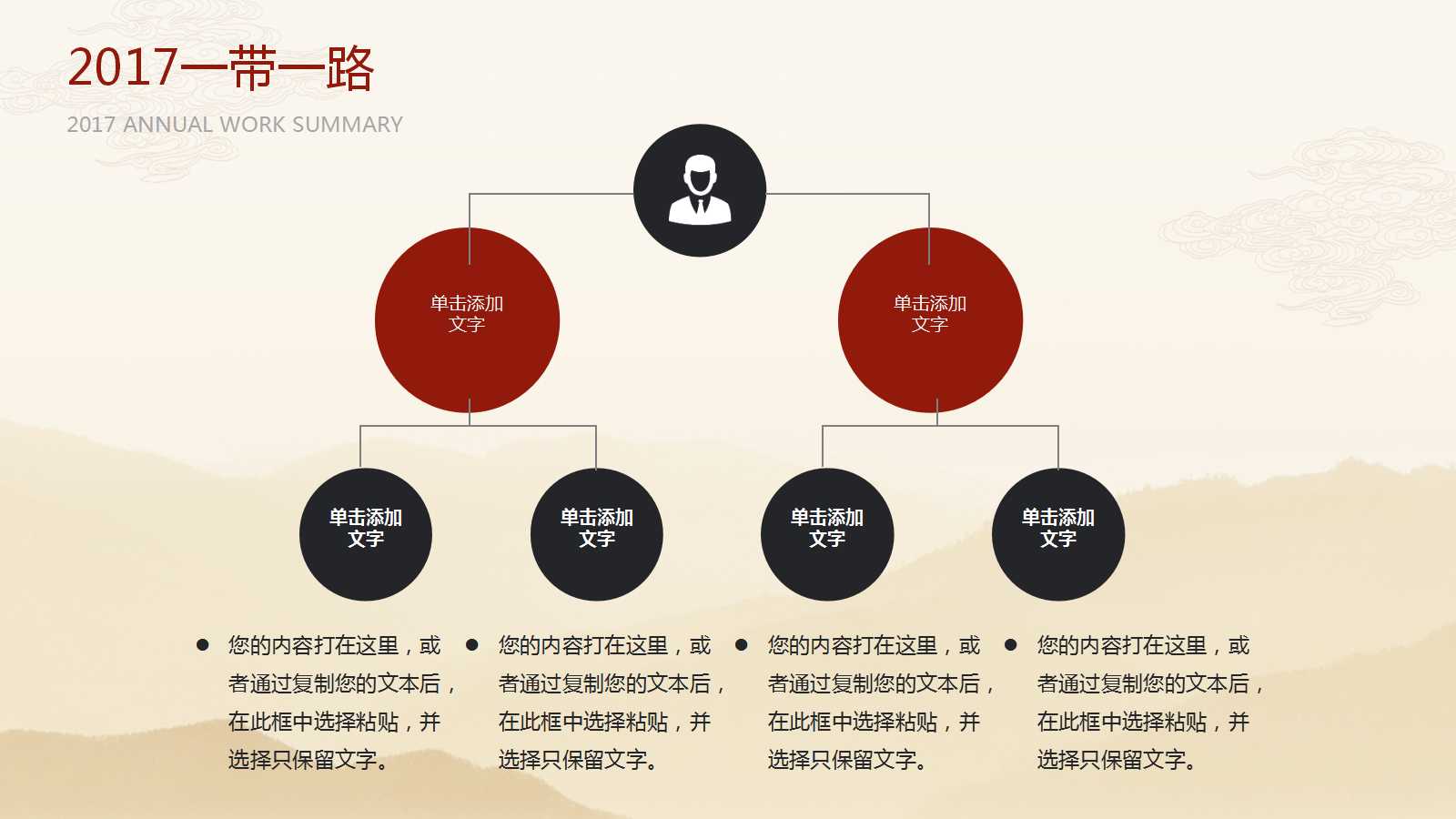 一带一路战略ppt模板