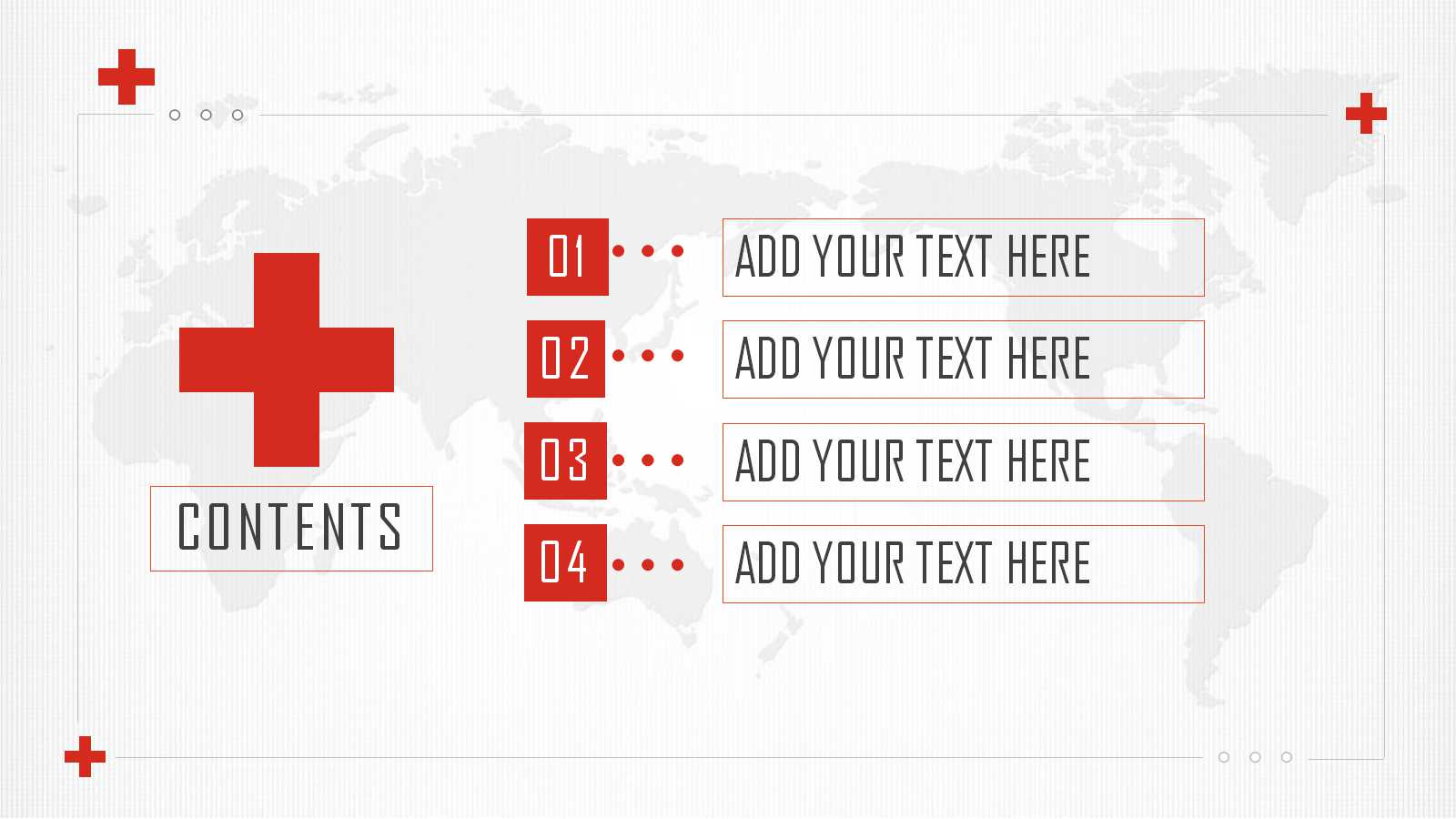 PPT幻灯片模板-医学听诊器背景