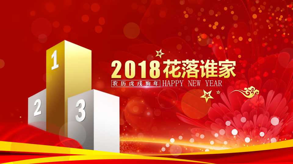 企业年会颁奖ppt模板