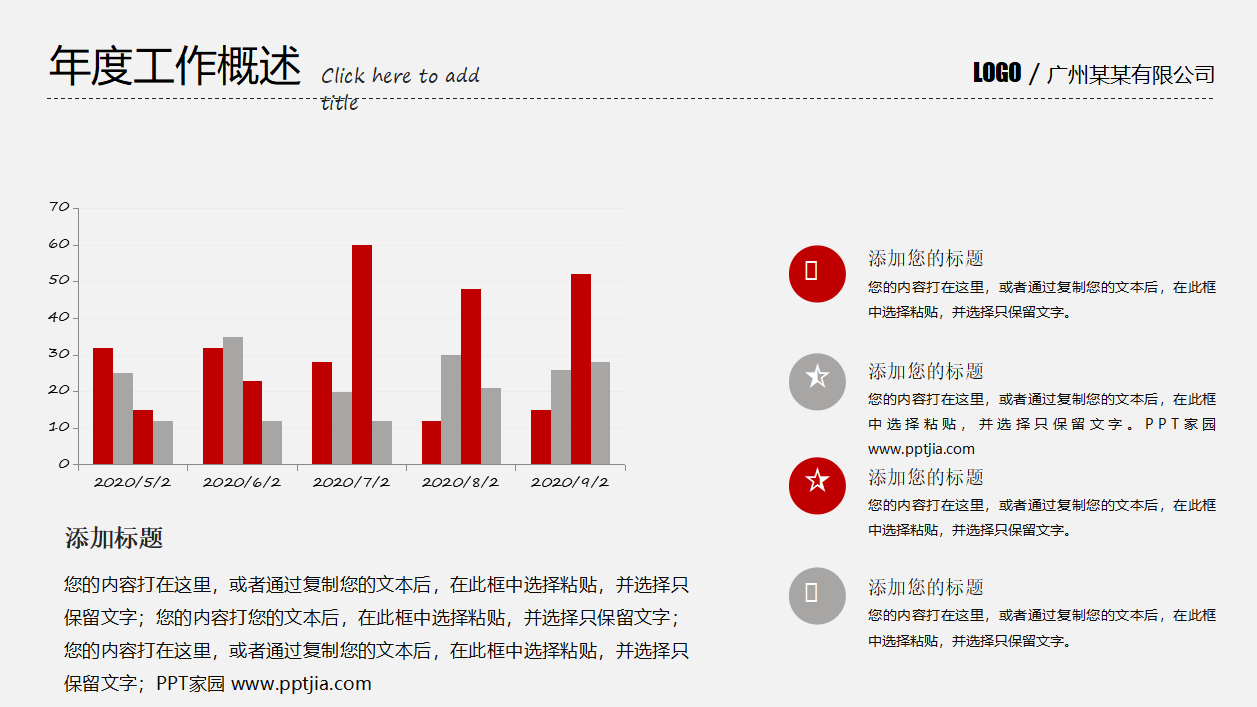 销售部年终总结ppt模板
