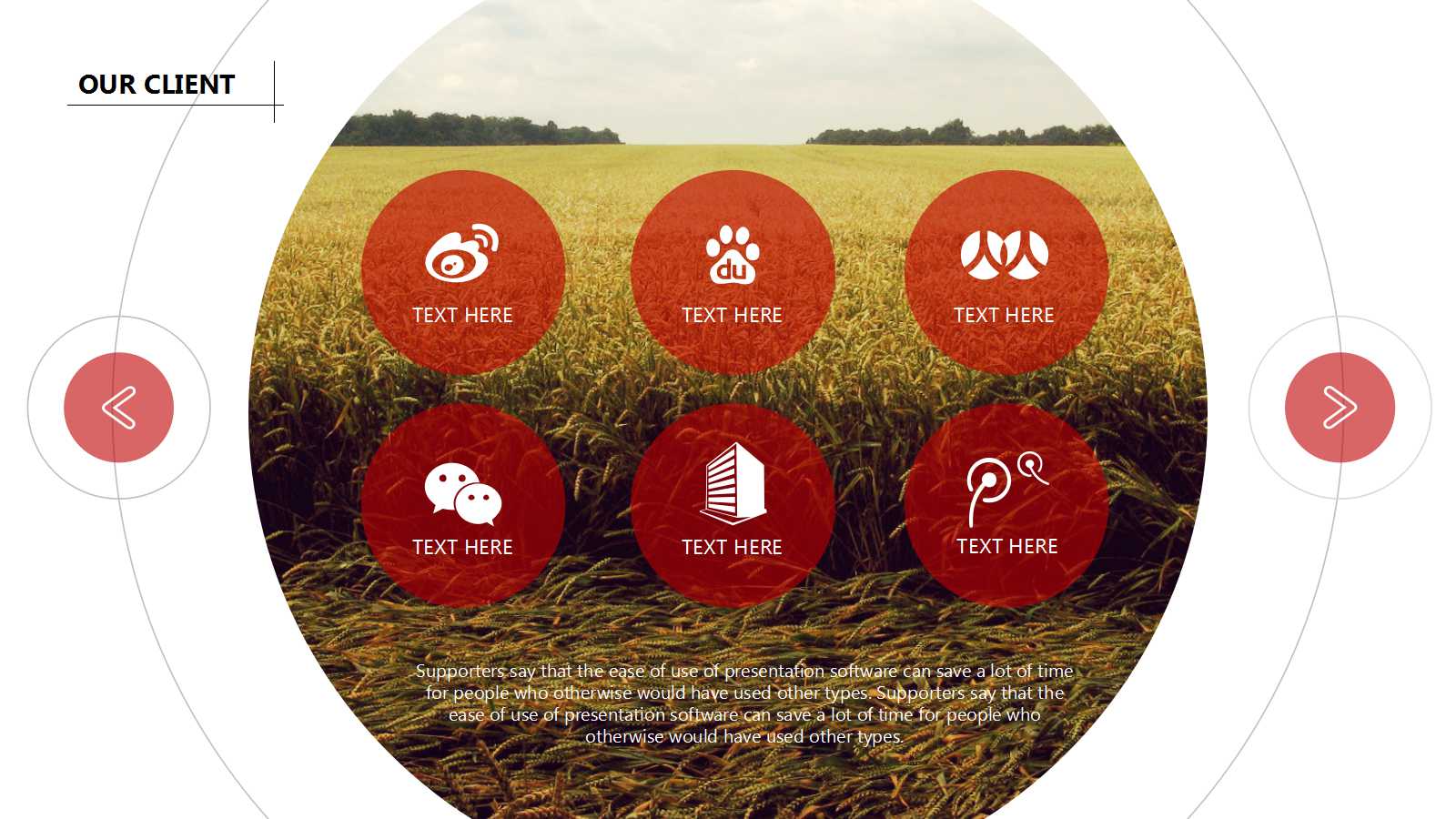 精美的PPT背景景观模板下载