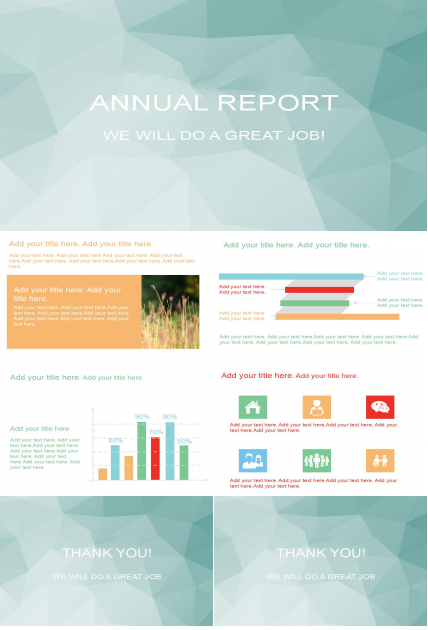 简洁大方项目总结汇报ppt模板