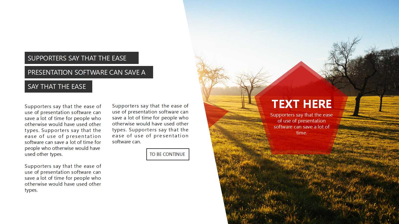 精美的PPT背景景观模板下载