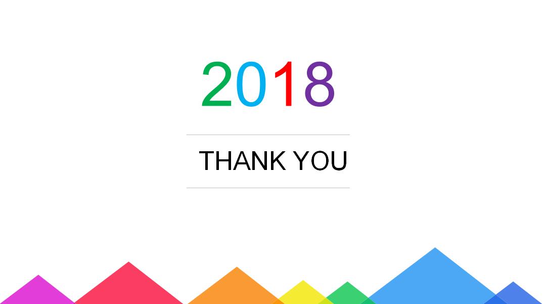 小清新国外设计方案汇报ppt模板