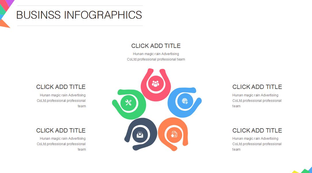 小清新国外设计方案汇报ppt模板