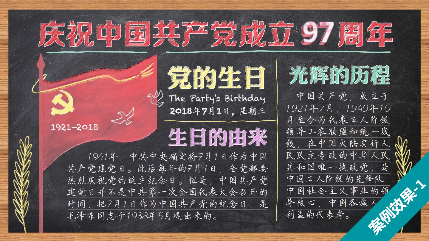 手绘粉笔效果ppt模板