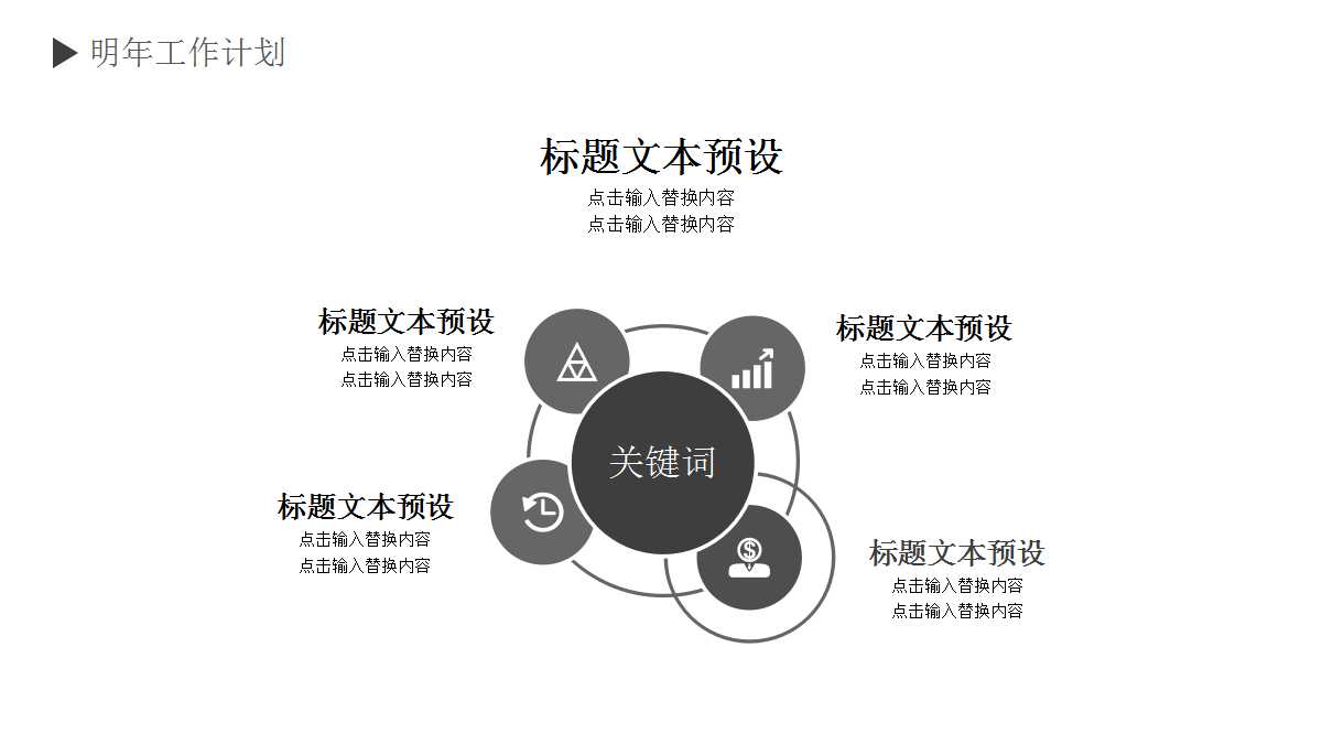 年终汇报工作总结ppt模板
