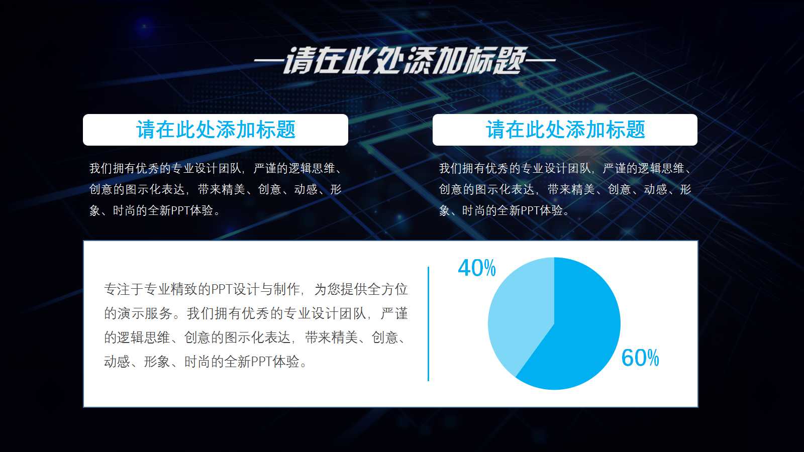 电子商务案例ppt模板