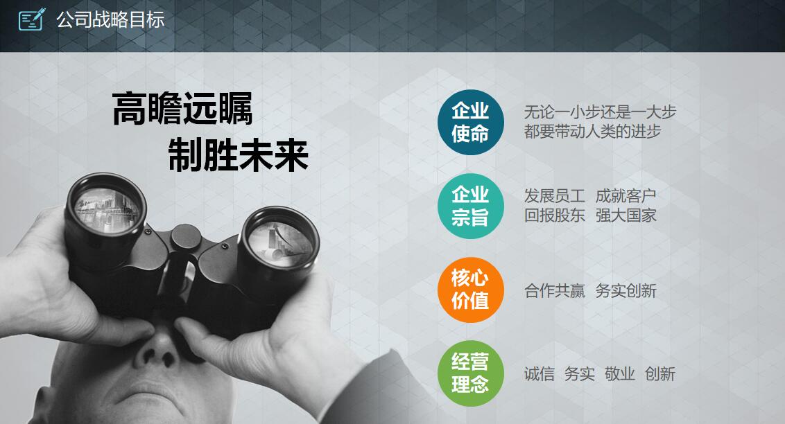 科技公司ppt模板