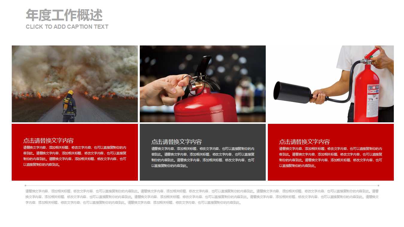 消防安全培训ppt模板