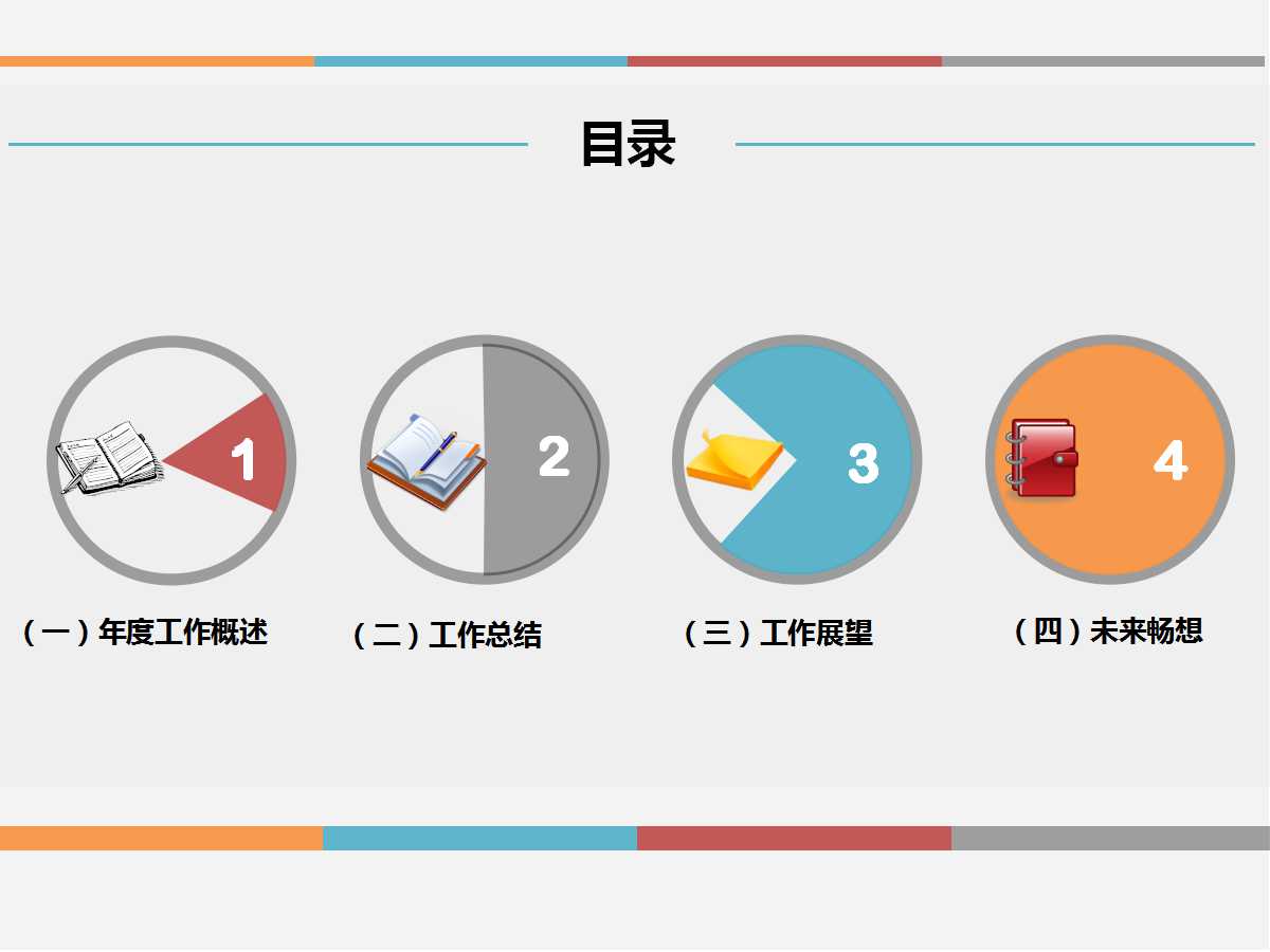 个人工作述职报告ppt模板
