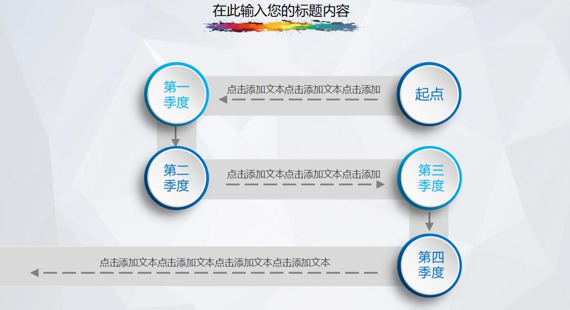 喷溅艺术微立体风格工作汇报ppt模板