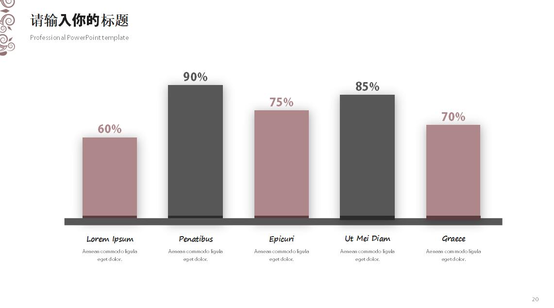 年终个人得失总结ppt模板