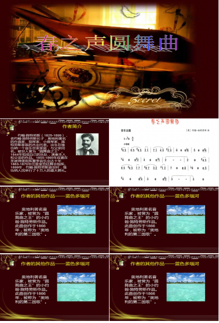春之声圆舞曲ppt课件