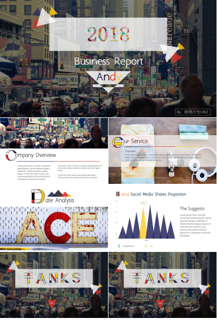 ppt工作报告模板