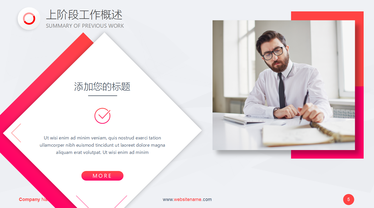 阶段性工作总结ppt